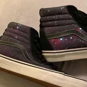 High top Galaxy Canvas Vans
